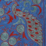 Hand knotted rug, vintage Turkish rug 102x187 cm