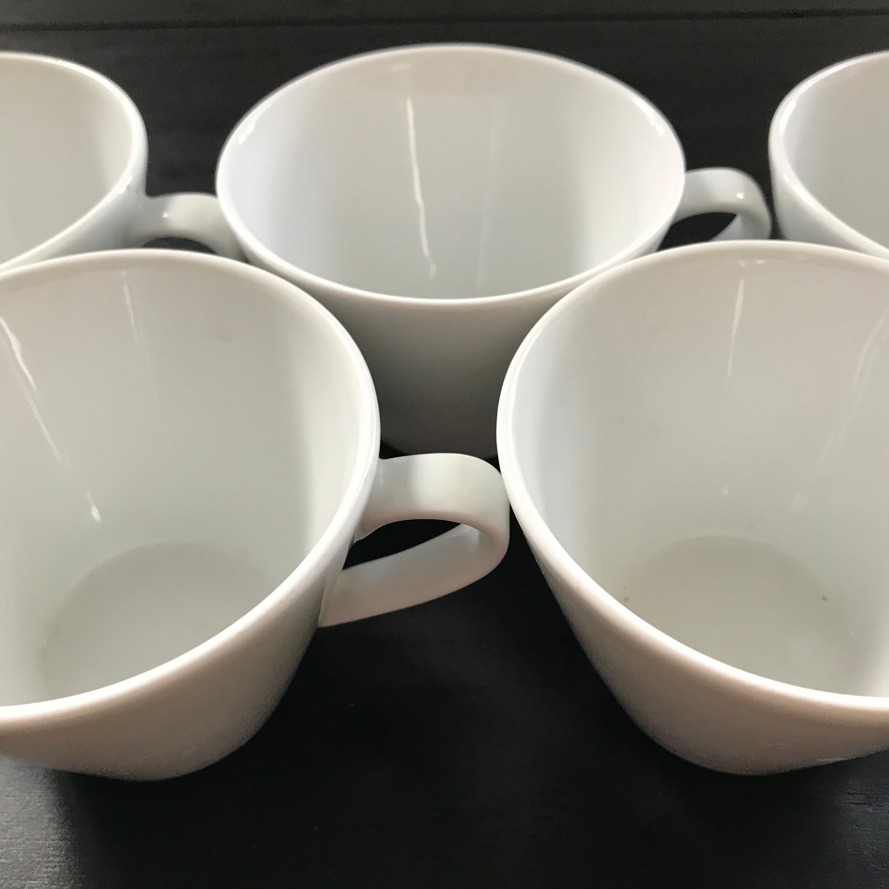 Set of 5 80's mugs