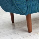 1970s, Danish 3-seater sofa, furniture wool, teak wood.