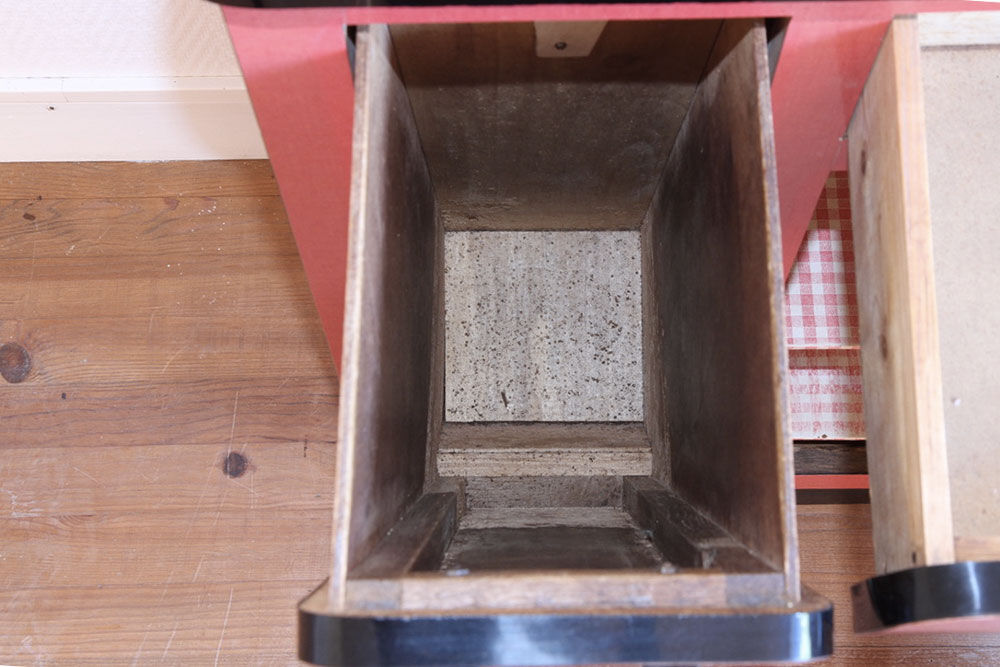 Vintage red formica furniture