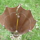 Copper and brass umbrella holder