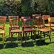 Set de 10 chaises bistrot