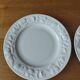 Set of 2 Limoges porcelain plates with Riviera decor