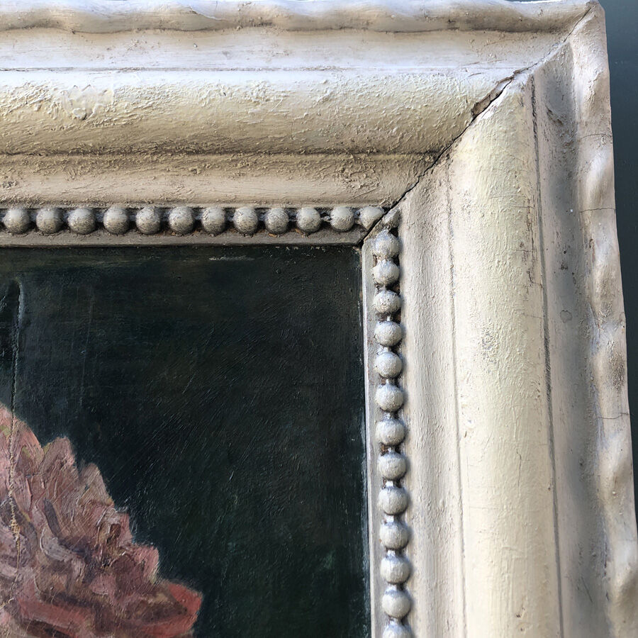 Tableau 1932 "le chat aux dahlias"
