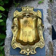 Golden metal fruit bowl Art Nouveau Jugendstil Germany