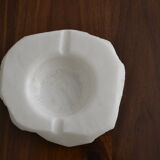 White marble ashtray