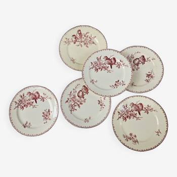 Assiettes plates Favori Sarreguemines