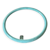 Oval mirror 80s marbled effect