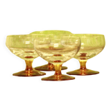 Set of 4 old glasses