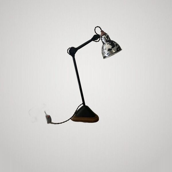 Lampe ajustable gras brevetée sgdg'' n206 / n1056 ''petit modèle'' aluminium
