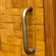 Bamboo cabinet woven and modular pine vintage 1960