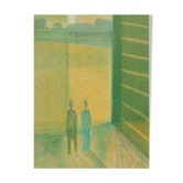 Lake, Color Lithograph on Paper, 63 x 70 cm