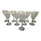 10 glasses in Porto, Baccarat, model Cavour, Year 1916