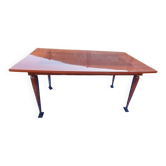 Table à manger avec 2 rallonges placage de marquèterie