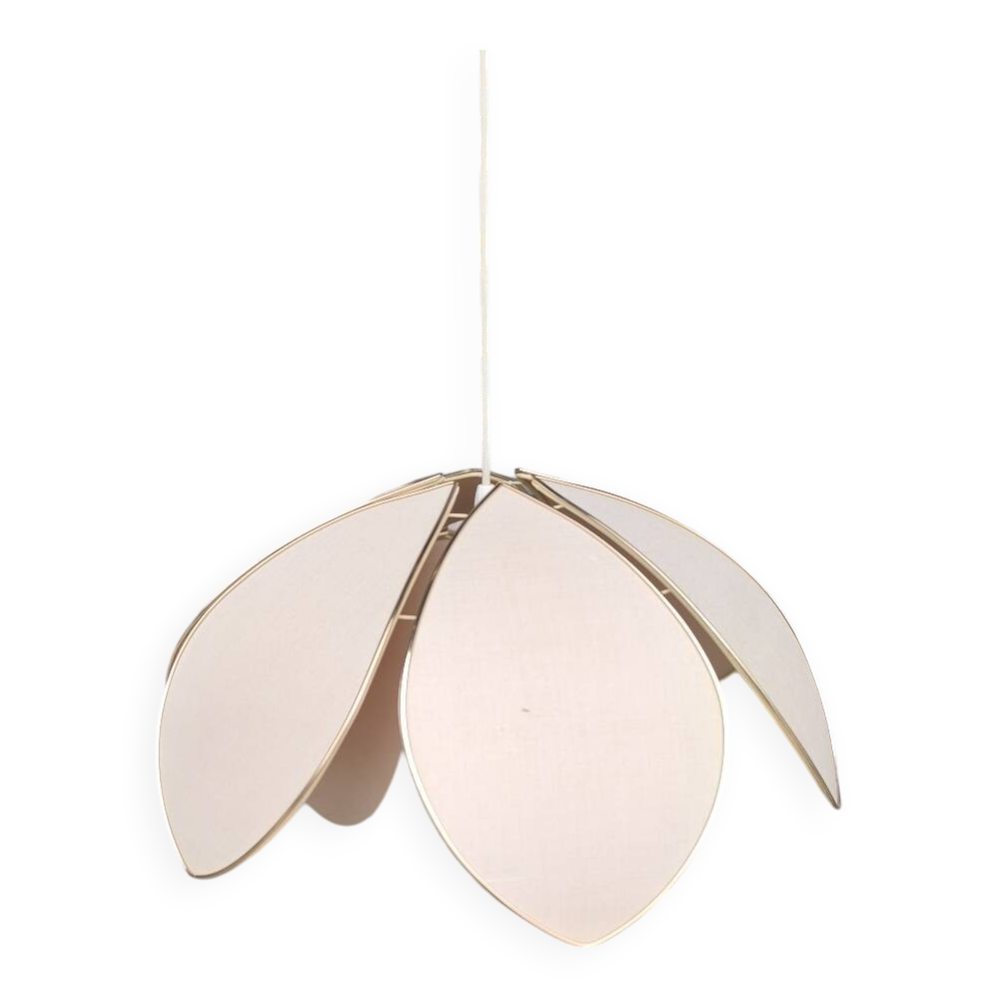 60s flower pendant light