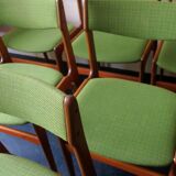 Set of 6 Danish teak dining chairs by Erik Buch, 1960