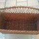 Wicker chest bench