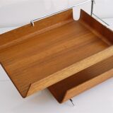 Vintage teak briefcase 1960