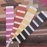 Vintage Turkish rug from Oushak, hand-woven 84x351 cm