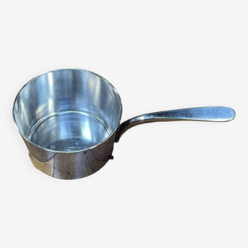 Small silver metal saucepan from the Christofle brand