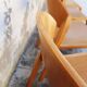 Serie de 4 chaises design années 80