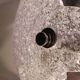 Murano ice glass wall light by Mazzega 1970s