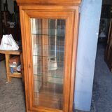 Louis Philippe cherry wood display case 180 cm