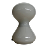 Pair of glass midcentury table lamps by Ivan Jakes, Czechoslovakia, 1970s