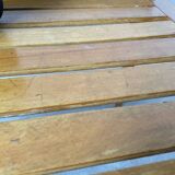 1950s oak luggage rack