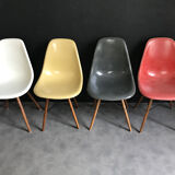 Set of 4 DSW Chairs by Charles and Ray Eames for Herman Miller