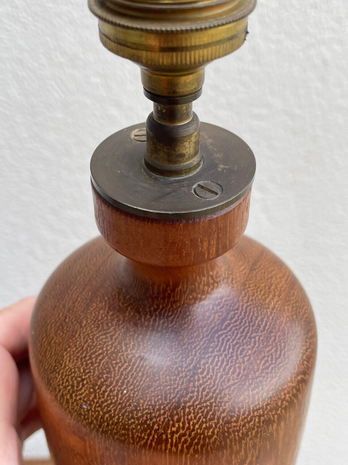 Vintage Danish teak lamp 60's