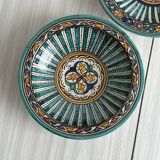2 plats anciens artisanaux en céramique