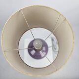 Holmegaard design table lamp model Troll 2 glass base purple color