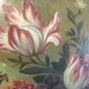 Bouquet fleurs composition sur toile 91x71