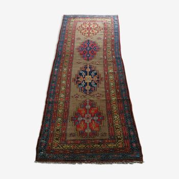 Old Persian heriz corridor rug 249 x 98 cm
