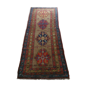 Tapis persan ancien de couloir