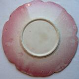 Art deco dabbling plate pink flower eglantine