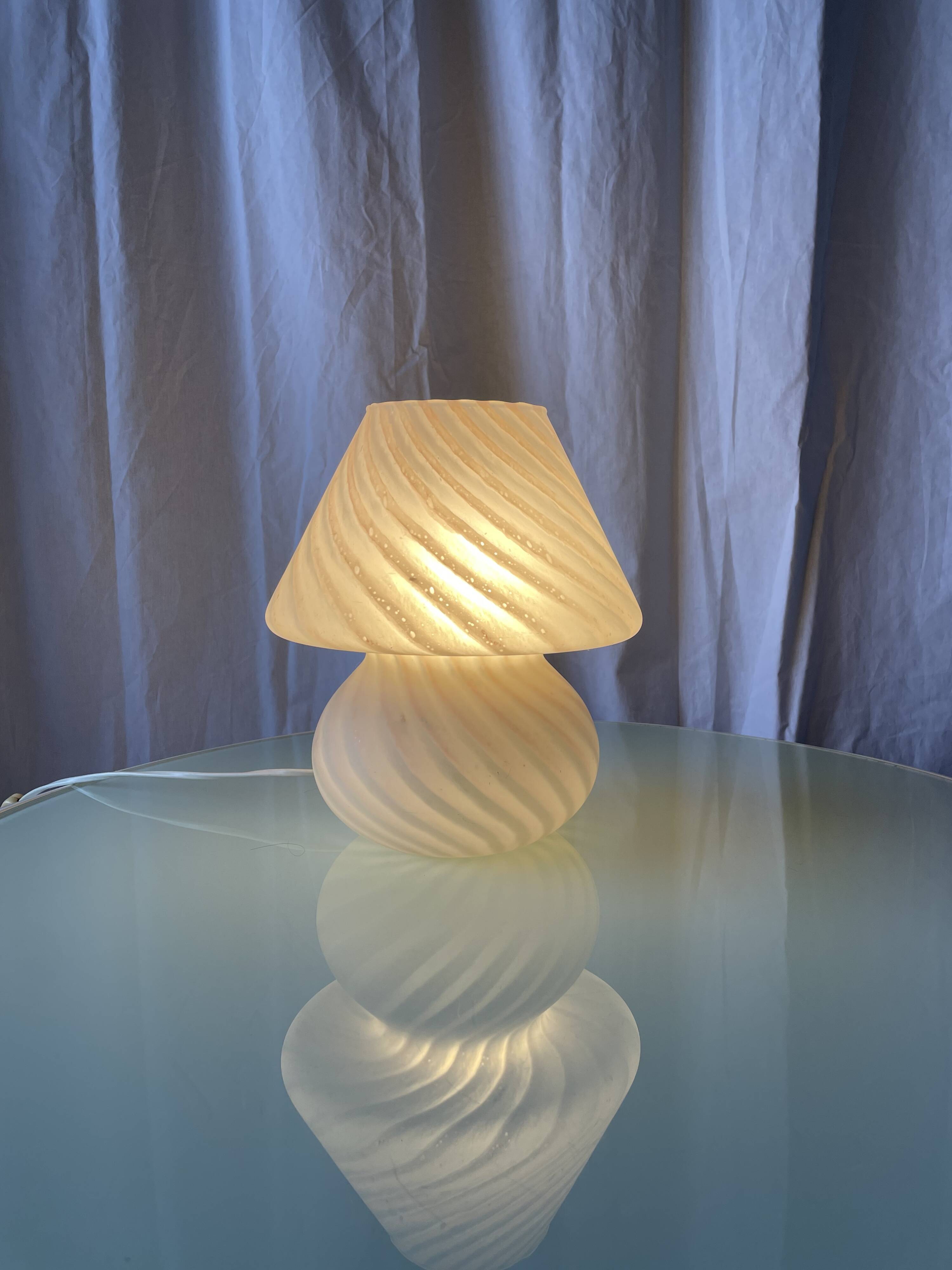 Murano swirl lamp 1970