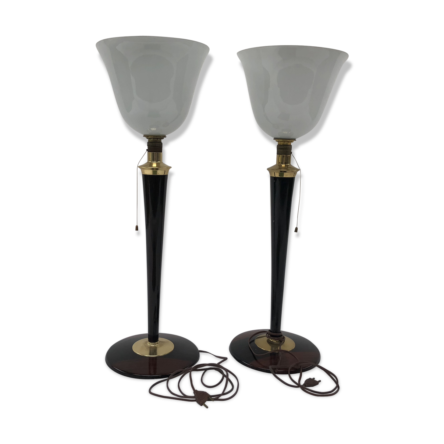 Pair of Mazda lamps  from the 50s