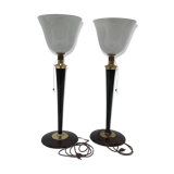 Pair of Mazda lamps  from the 50s