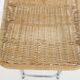 Rohe Noordwolde rattan and metal bar stool, The Netherlands 1950's