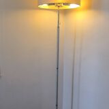 Vintage Floor Lamp with Fabric Shade by Erco, Germany, 1960s