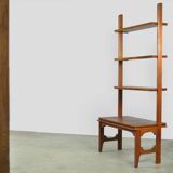 Vintage mid-century wooden wall cabinet from the netherlands, 1960s