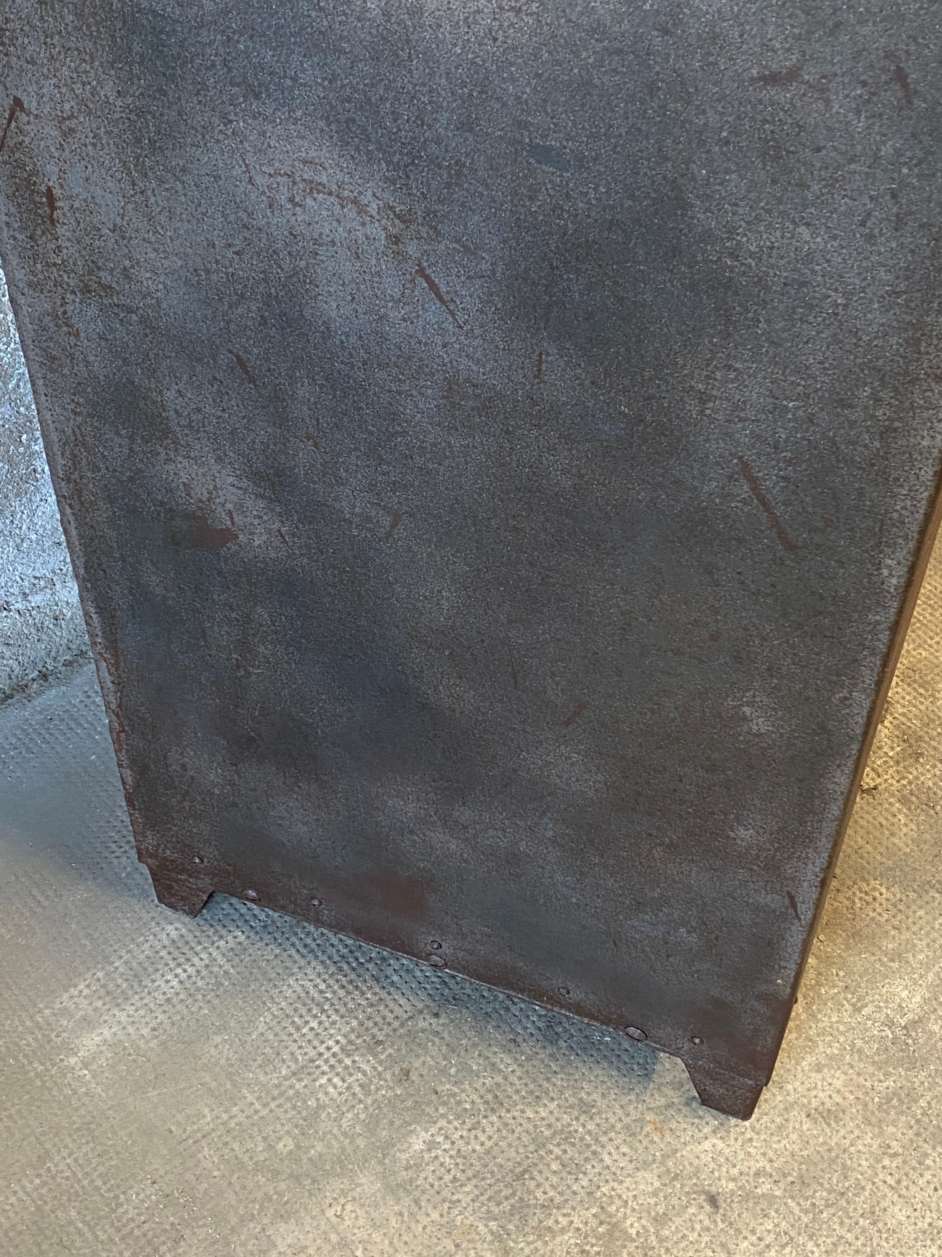 Old 1950 metal cooler