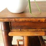 Old colonial style bamboo desk
