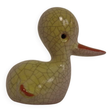 Austrian Ceramic Duck Pen Holder by Walter Bosse, 1950s