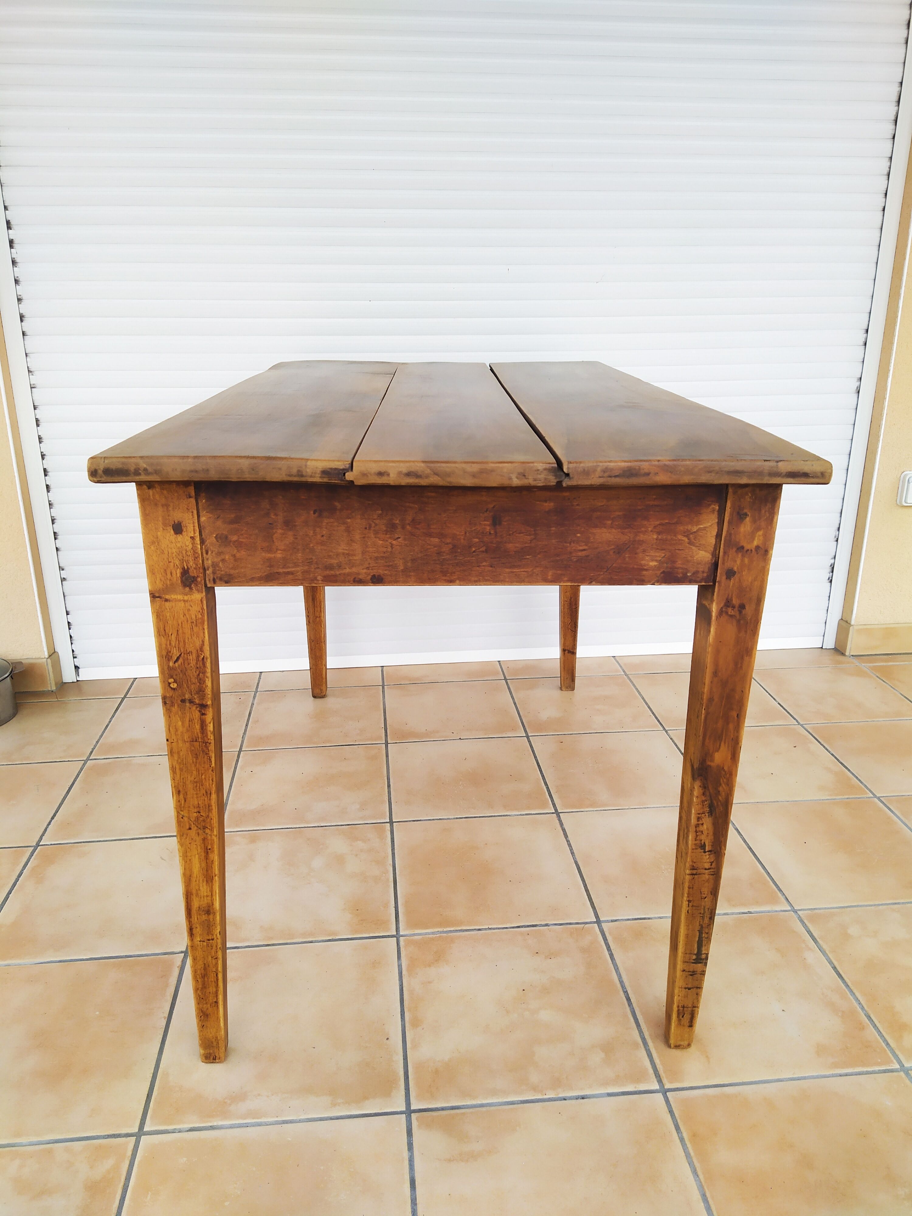 Walnut farmhouse table