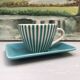 4 vintage ceramic coffee mugs edited by lbvyr circa