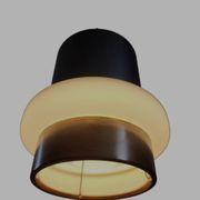 Suspension de style industriel par Louis Kalff pour Philips, Pays-Bas 1960