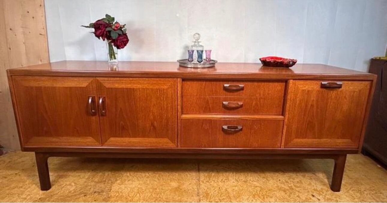 Mid-Century Retro Vintage Teak & Afromosia Sideboard by G Plan -Sierra